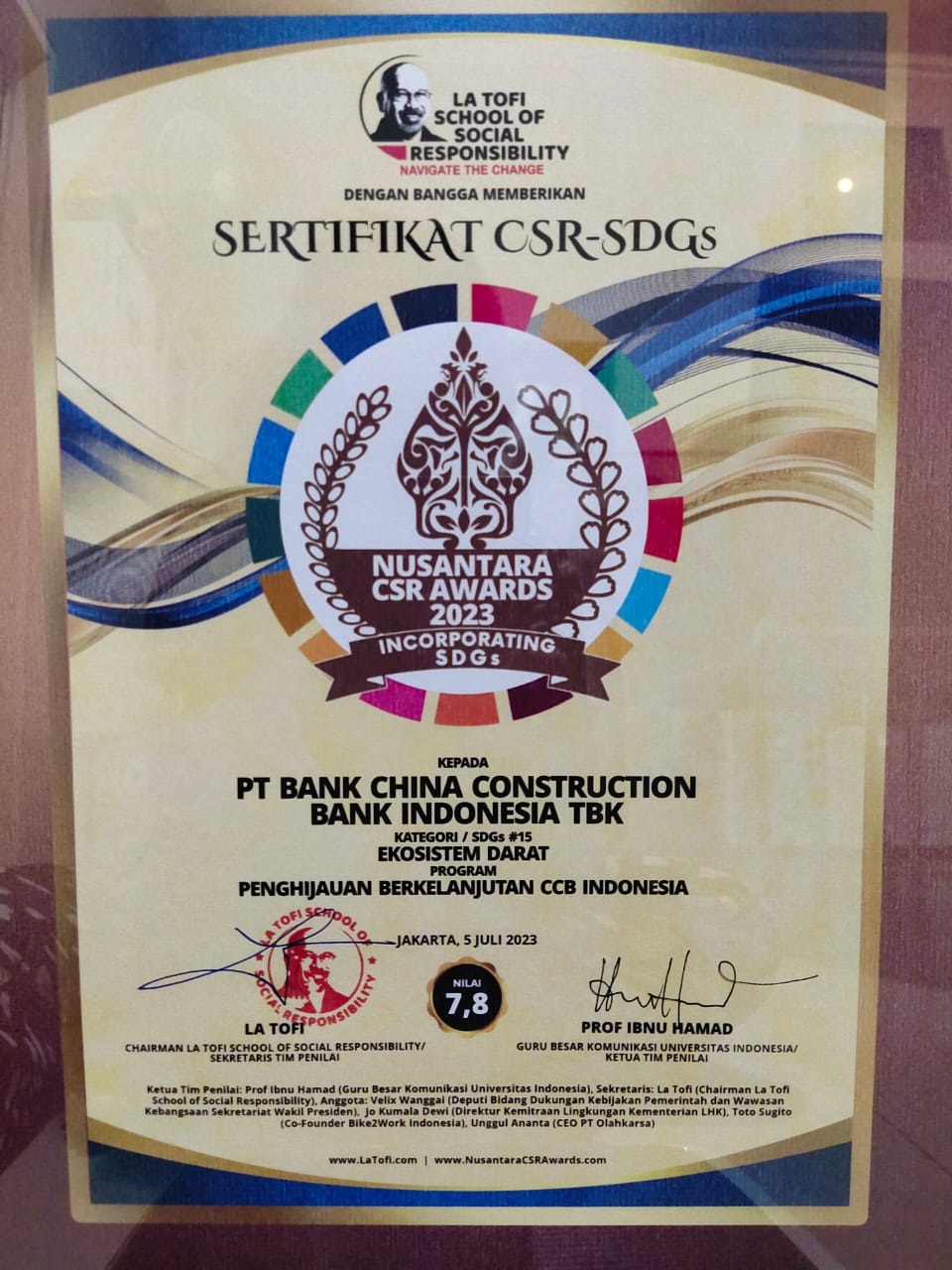Nusantara CSR Award 2023 Incorporating